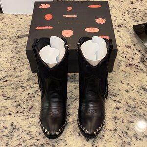 Black Studded Women's Boots